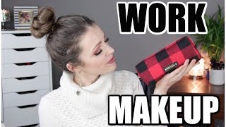 Makeup I Keep At Work  Whats in my Makeup Bag 2017 [upl. by Shaum]