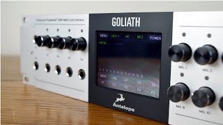 Antelope Audio Goliath Control Panel Part 1 [upl. by Air]