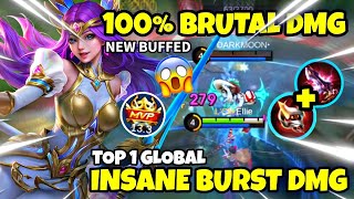 Odette New Buffed Update  Odette Best Op Build And Emblem  Build Top 1 Global Gameplay  MLBB [upl. by Kjersti]