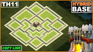 NEW TH11 BASE Attackers HATE Anti3 Star amp Farming Loot VAULT [upl. by Eelegna]