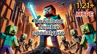 Zombie Apocalypse mod for MCPE 121 [upl. by Hildie]