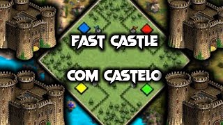 Fast Castle Arena com PORTUGUESES  Castelo SUPER AGRESSIVO  Age of Empires 2 DE [upl. by Anat]