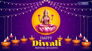 Diwali motion graphic video Diwali after effects template  Diwali animation after effects tutorial [upl. by Grae823]