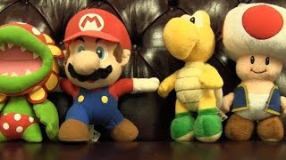 CGR Undertow  SUPER MARIO PLUSH DOLLS SERIES 1 AND 2 Toy Review [upl. by Garin828]