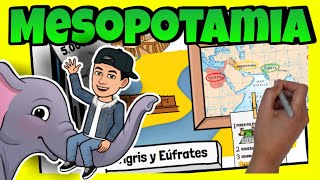 😮 MESOPOTAMIA  Una CIVILIZACIÓN entre DOS RÍOS  Vídeos educativos para niños [upl. by Eitteb]