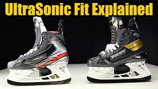 Bauer Supreme UltraSonic Hockey Skates New Fit 1 2 and 3 Explained [upl. by Rekcut302]