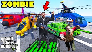 Franklin Upgrade His New Secret Base In Zombie Apocalypse GTA 5 [upl. by Pomeroy]