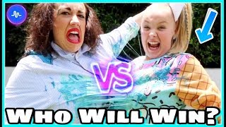 JoJo Siwa VS Miranda Sings Musically Battle  Famous Stars New Musically [upl. by Ynnaffit]