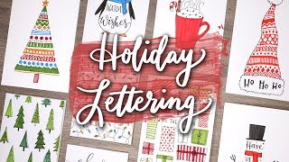 Holiday Letter with Me  Handmade Card Ideas [upl. by Hareehat321]