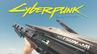 Cyberpunk 2077  All Weapons [upl. by Yraeht]