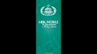 PPSC Fee Payment Using HBL Mobile Application [upl. by Kcirddes]