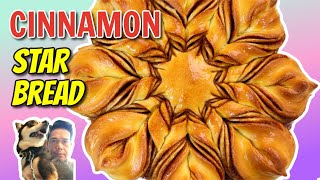 How to Make Nutella Chocolate Star Bread  Christmas Treat [upl. by Donaghue]