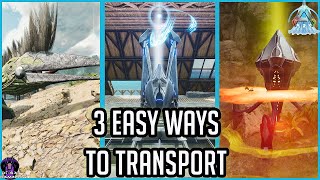 How to Transport Dinos FAST 3 Easy Ways Ark Survival Ascended ASA No Rhynio or Cryopods [upl. by Ellertnom]