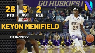 True freshman Keyon Menifield scored 26 points to beat the Utah Tech Trailblazers [upl. by Ahsinik]