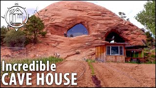 Modern CAVE HOUSE is Mans Life Long Dream  5700 sq ft [upl. by Kcirdlek]