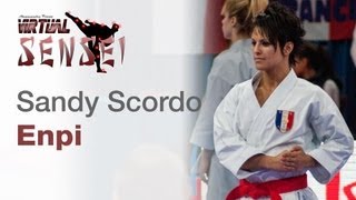 Sandy Scordo  Kata Enpi  21st WKF World Karate Championships Paris Bercy 2012 [upl. by Anelet867]