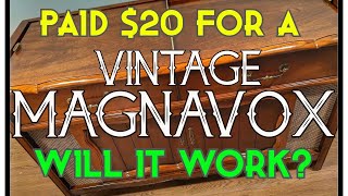 Will It Work Vintage Magnavox Stereo Console [upl. by Delia]