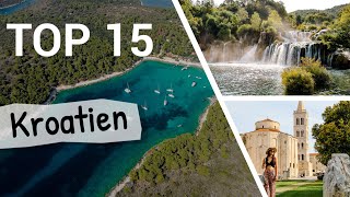 KROATIEN URLAUB  TOP 15 Sehenswürdigkeiten amp Tipps für deine Reise [upl. by Atiroc812]