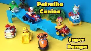 Patrulha Canina Super Rampa Paw Patrol Super Ramp Race TiaCris [upl. by Eniamart341]