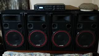 My HiFi setup Adastra A4 amplifier and 4 Max Red speakers [upl. by Ardnohs]