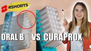 OralB vs Curaprox Reinigungsbürste shorts [upl. by Htrahddis81]