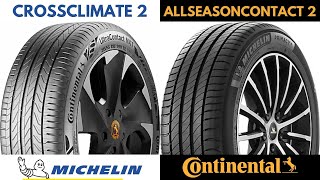 Michelin CrossClimate 2 vs Continental AllSeasonContact 2 [upl. by Asyral189]