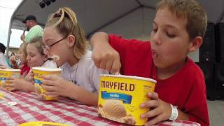 Ice Cream Eating Contest at Tenn State Fair [upl. by Catharina624]