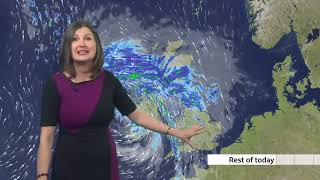 Helen Willetts  BBC Weather 27Sep2023 [upl. by Ytram485]