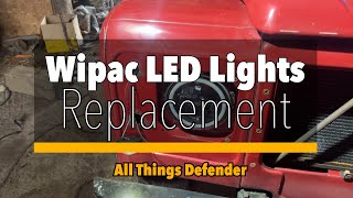 Installing Wipac LED lights to my Defender 110 [upl. by Aruon]