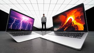 Unboxing The 2020 M1 MacBook Air vs MacBook Pro [upl. by Nosloc]