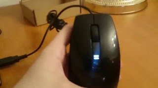 Dell Moczul Laser Mouse Black Unboxing [upl. by Inattyrb]