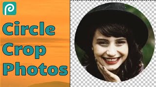 How to Crop Photos in a Circle with Photopea [upl. by Enileve]