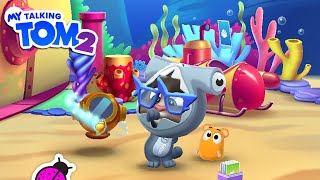 My Talking Tom 2 New Update Underwater  Treasure Reef Event TalkingFriendsGames [upl. by Esined703]