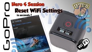 GoPro Hero 4 Session  Reset WiFi SSID amp Password in seconds  GUIDE [upl. by Lapham]