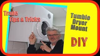 Tumble Clothes Drier Dryer Wall Mount  How to DIY [upl. by Anitnoc]