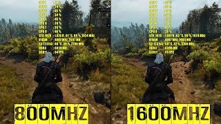 Kingston 16GB RAM DDR3  800MHZ vs 1600MHZ  COMPARISON [upl. by Ahsiki]