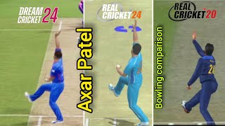 Axar Patel bowling comparison  iamsravan [upl. by Llertnahs]