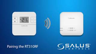 Salus Thermostat  Pairing The RT310i [upl. by Senskell]