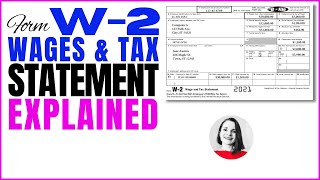 Tax Form W2 Explained  Find Your Wages Benefits 401k HSA Withholdings [upl. by Shanney]