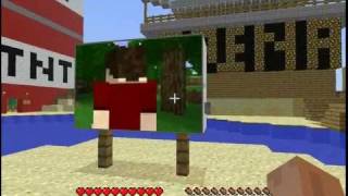 How to make Realistic tv in Minecraft [upl. by Aisak]