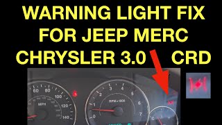 Jeep Merc Chrysler 30 CRD Warning Light Quick Fix Resistor OM642 Swirl Bypass ETC Lightening bolt [upl. by Rednasela]