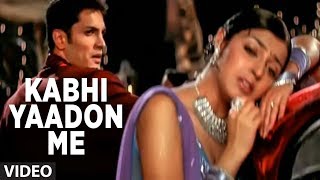 Kabhi Yaadon Me Aau Video Song Abhijeet Super Hit Hindi Album Tere Bina Feat Divya Khosla Kumar [upl. by Constanta]