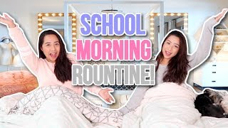 TWIN SCHOOL MORNING ROUTINE  Caleon Twins [upl. by Derby]