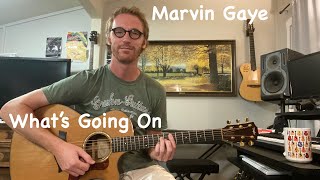 Marvin Gaye  Whats Going On Guitar Lesson [upl. by Britt851]