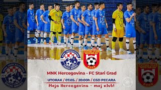 MNK Hercegovina  FC Stari Grad  Doigravanje za prvaka BiH  Futsal [upl. by Eniroc]