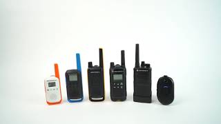 Best Motorola Walkie Talkies Reviewed Motorola T42 T62 T82 XT180 XT420 amp CLPe Radios [upl. by Htebesile]