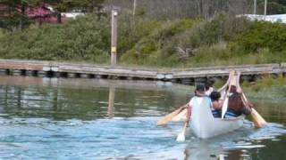 Canoe practice  Quileute Native American teens [upl. by Elery45]