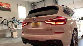 2019 BMW X3 M40i exhaust sound [upl. by Asyen]