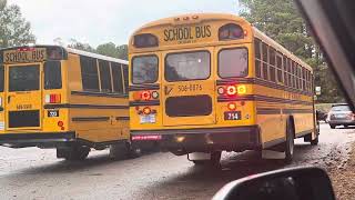 Various School buses [upl. by Namrehs]