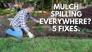 🌿 5 Easy Edging Ideas to Keep Mulch in Place 🌿 [upl. by Tiler]